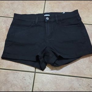 Old Navy black denim Shorts